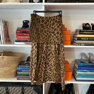 Vintage Leopard Mini Dress